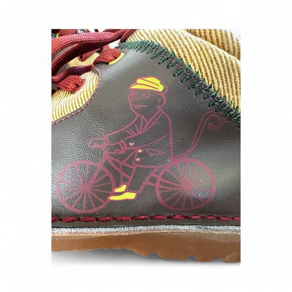 LIVIE & LUCA Shoes Boots Kip Monkey Taupe Brown Size 12 - Used - Picture 2 of 6